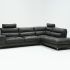 The Best Tenny Cognac 2 Piece Right Facing Chaise Sectionals with 2 Headrest