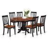 Laurent 7 Piece Rectangle Dining Sets With Wood and Host Chairs (Photo 9 of 25)