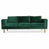 75" Green Velvet Sofas (Photo 11 of 15)