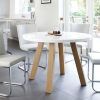White Circle Dining Tables (Photo 12 of 25)