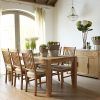 Oak Dining Tables and Fabric Chairs (Photo 3 of 25)