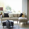 Setoril Modern Sectional Sofa Swith Chaise Woven Linen (Photo 10 of 15)