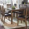 Chandler 7 Piece Extension Dining Sets With Fabric Side Chairs (Photo 16 of 25)