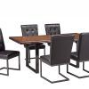 Craftsman 7 Piece Rectangle Extension Dining Sets With Uph Side Chairs (Photo 11 of 25)