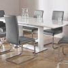 High Gloss White Dining Tables and Chairs (Photo 14 of 25)