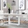 White Gloss Extending Dining Tables (Photo 10 of 25)