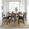 Biggs 5 Piece Counter Height Solid Wood Dining Sets (Set of 5) (Photo 24 of 25)