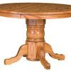 Round Pedestal Dining Tables With One Leaf (Photo 14 of 15)
