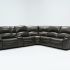 25 Ideas of Travis Dk Grey Leather 6 Piece Power Reclining Sectionals with Power Headrest & Usb