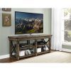 Ameriwood Home Rhea Tv Stands for Tvs Up to 70" in Black Oak (Photo 3 of 15)