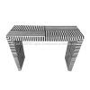 Black and White Inlay Console Tables (Photo 18 of 25)
