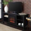 Boston 01 Electric Fireplace Modern 79" Tv Stands (Photo 9 of 15)