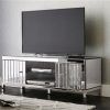 Rustic Grey Tv Stand Media Console Stands for Living Room Bedroom (Photo 7 of 15)