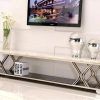 Well-known Techlink Bench Corner Tv Stands with regard to Black Tv Stand With Glass Doors Cabinet Stand Cabinet Hack Cabinet (Photo 7032 of 7825)