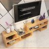 2018 Upright Tv Stands with King Upright Cantilever Tv Stand With Bracket Satin White Shelves (Photo 7419 of 7825)