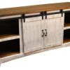 Wood Corner Storage Console Tv Stands for Tvs Up to 55" White (Photo 10 of 15)
