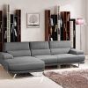 Noa Sectional Sofas With Ottoman Gray (Photo 4 of 15)