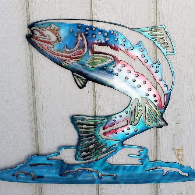 The 15 Best Collection of Painted Metal Wall Art