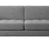 3Pc Polyfiber Sectional Sofas With Nail Head Trim Blue/Gray (Photo 5 of 15)