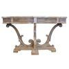 Hand Carved White Wash Console Tables (Photo 9 of 25)