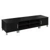 Black Tv Cabinets With Drawers (Photo 8 of 25)
