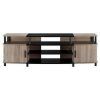 Ameriwood Home Rhea Tv Stands for Tvs Up to 70" in Black Oak (Photo 8 of 15)