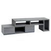 Techni Mobili 53" Driftwood Tv Stands in Grey (Photo 15 of 15)