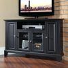 Oak Tv Stands With Glass Doors (Photo 16 of 20)