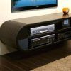 Enthralling-Modern-Corner-Tv-Stand-In-Half-Round -Shape-From-Brown-And-Black-Woods-728X506 throughout 2018 Tv Stands With Rounded Corners (Photo 5105 of 7825)
