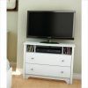 White Gloss Oval Tv Stands (Photo 16 of 20)