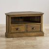 Tv Stand : Superb Galway Natural Solid Oak Corner Tv Cabinet within Current Small Oak Corner Tv Stands (Photo 4704 of 7825)
