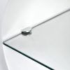 White Gloss Oval Tv Stands (Photo 18 of 20)