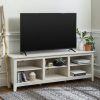 Woven Paths Open Storage Tv Stands With Multiple Finishes (Photo 10 of 15)