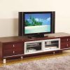 Most Up-to-Date Mahogany Tv Stands regarding Coaster Tv Stands Contemporary Dark Mahogany Tv Console (Photo 6938 of 7825)