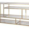 Claudia Gold Effect Corner Tv Stands (Photo 12 of 12)