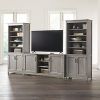 Wide Tv Stands Entertainment Center Columbia Walnut/Black (Photo 14 of 15)