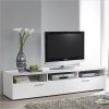 Home Est Crystal White Gloss Tv Cabinet Entertainment Unit regarding 2018 White Tv Cabinets (Photo 4963 of 7825)