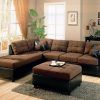 Chocolate Brown Sectional Sofa (Photo 1 of 15)