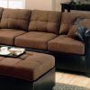 Chocolate Brown Sectional (Photo 1 of 15)