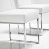 White Leather Dining Room Chairs (Photo 9 of 25)