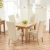 Oak Dining Tables and Leather Chairs (Photo 18 of 25)