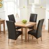 Oak Dining Tables and Leather Chairs (Photo 7 of 25)