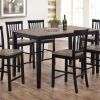Laurent 7 Piece Rectangle Dining Sets With Wood and Host Chairs (Photo 24 of 25)