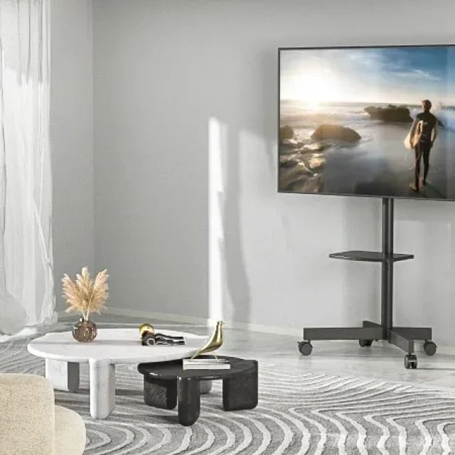 15 Collection of Modern Rolling Tv Stands