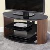 Oval White Tv Stand (Photo 22 of 25)