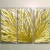 Yellow and Grey Abstract Wall Art (Photo 13 of 15)