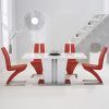 Gloss White Dining Tables and Chairs (Photo 16 of 25)