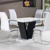 Black Gloss Dining Sets (Photo 4 of 25)