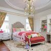 Cute Pink Childrens Bedroom Decorative Wall Design (Photo 391 of 7825)