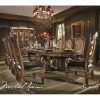 Valencia 5 Piece Round Dining Sets With Uph Seat Side Chairs (Photo 7 of 25)
